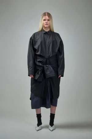 Maxi Patched Shirt Dress