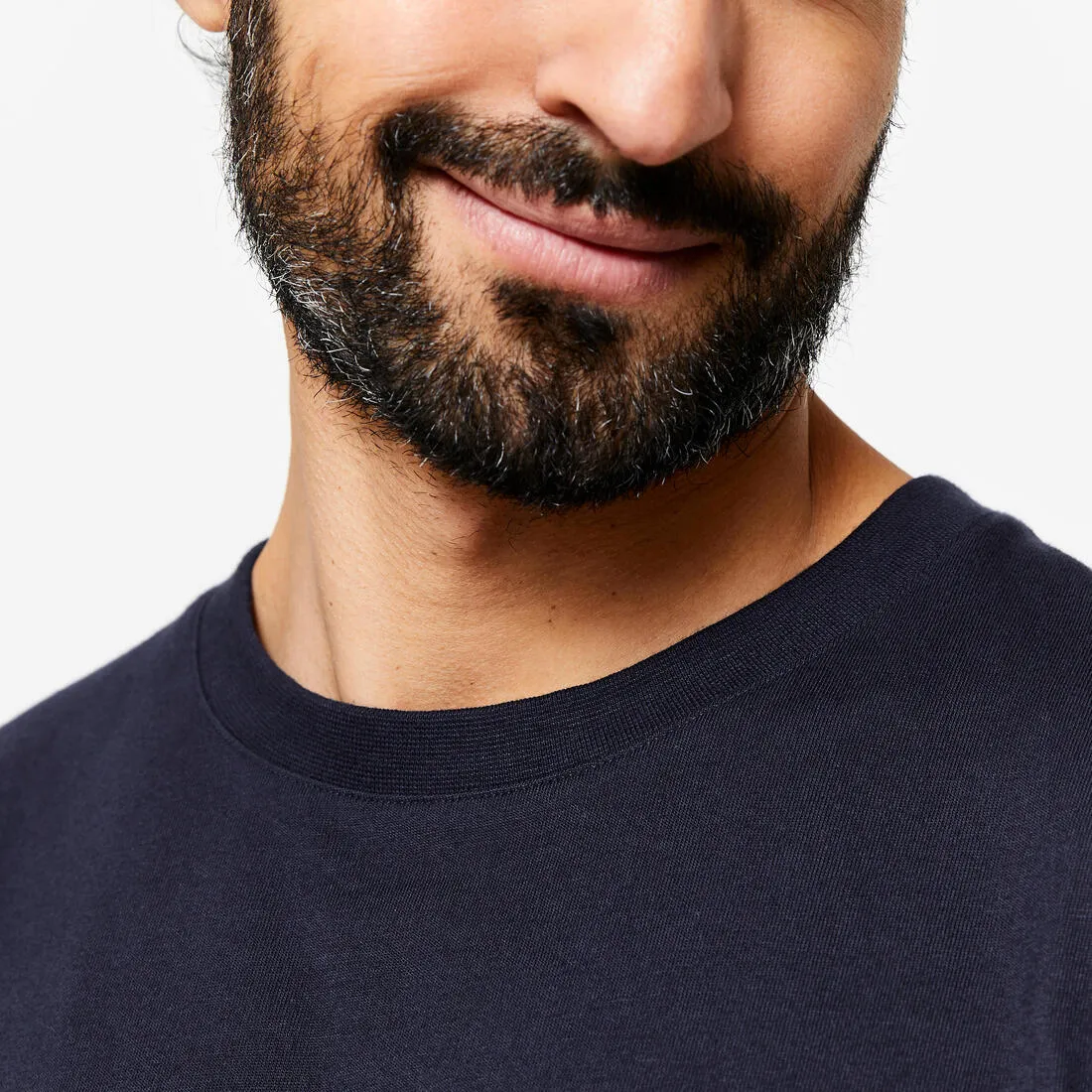 Men's Fitness T-Shirt 500 Essentials - Pale