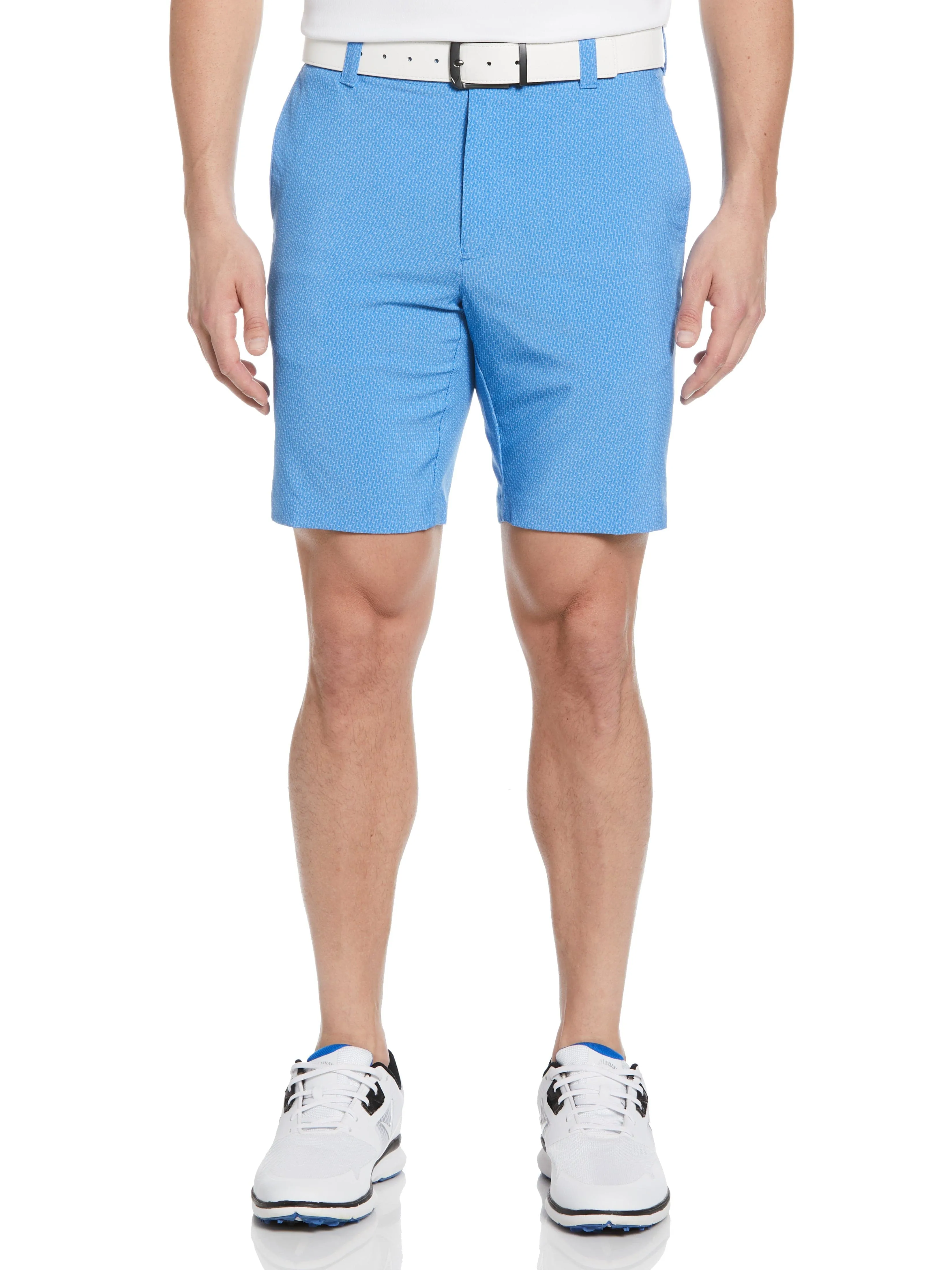 Mens Flat Front Novelty Print Golf Short