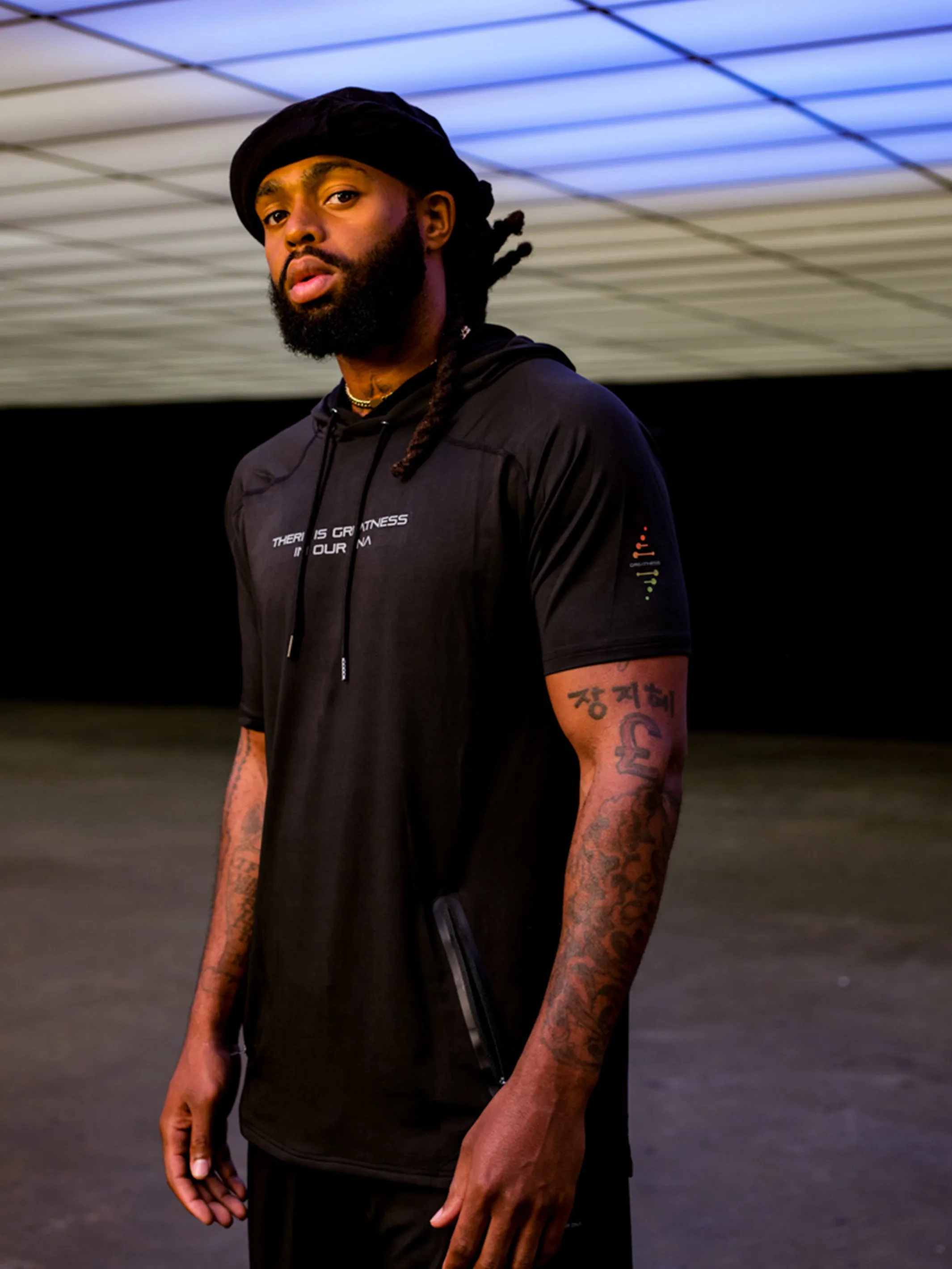 Men's GREATNESS Short Sleeve Performance Hoodie