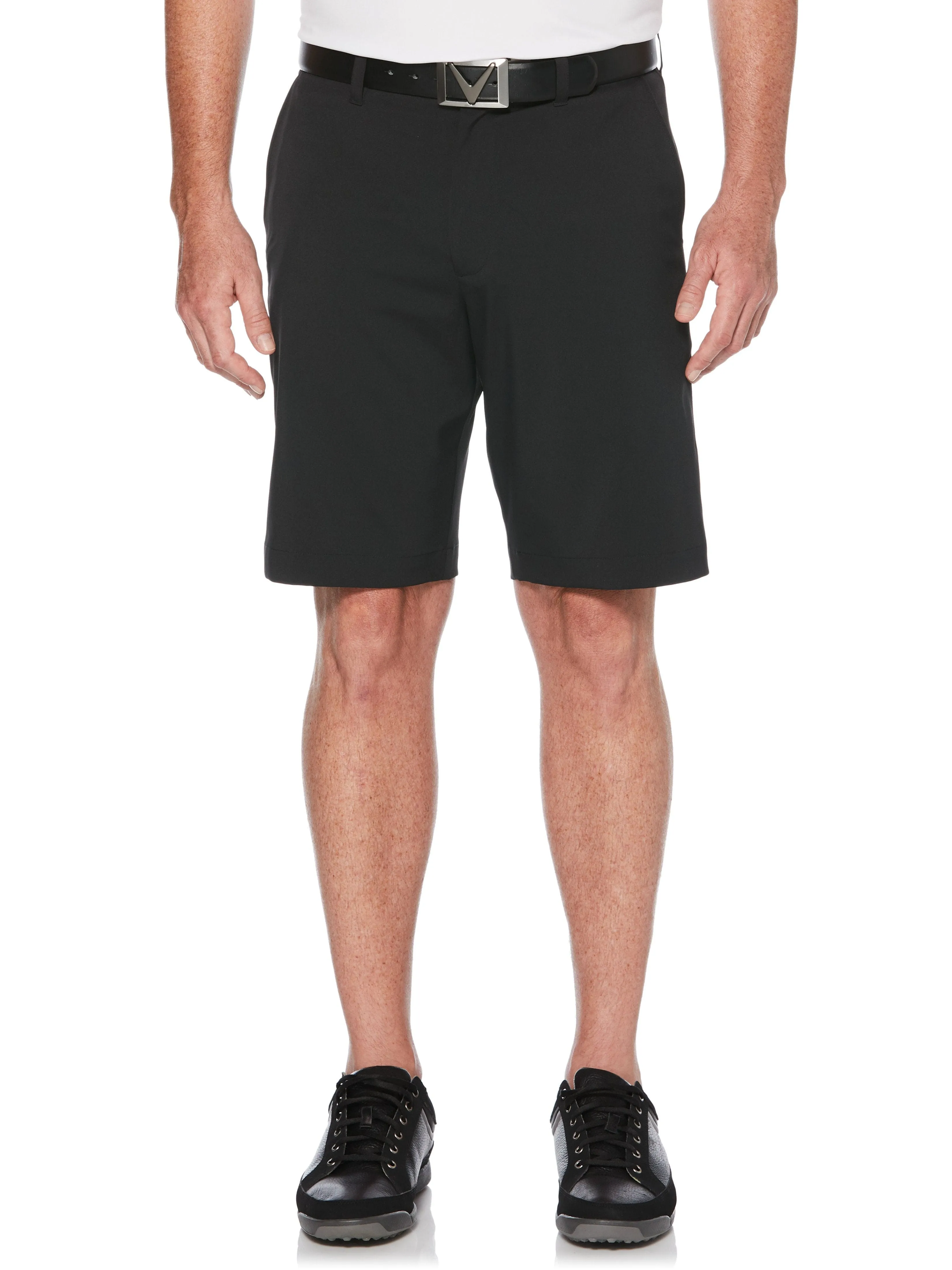 Mens Opti-Stretch Solid Short with Active Waistband