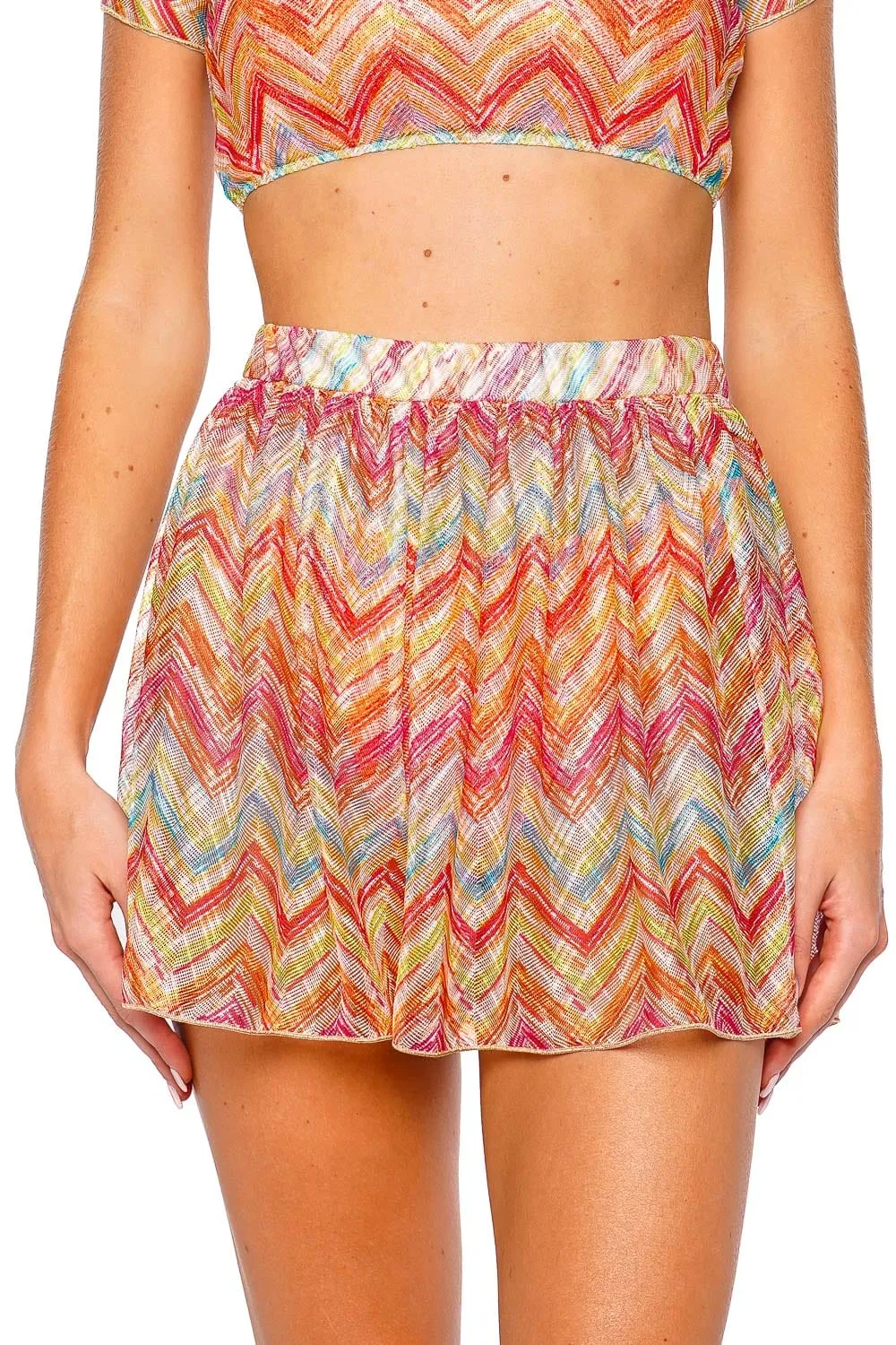 Micro Chevron Knit Swim Short