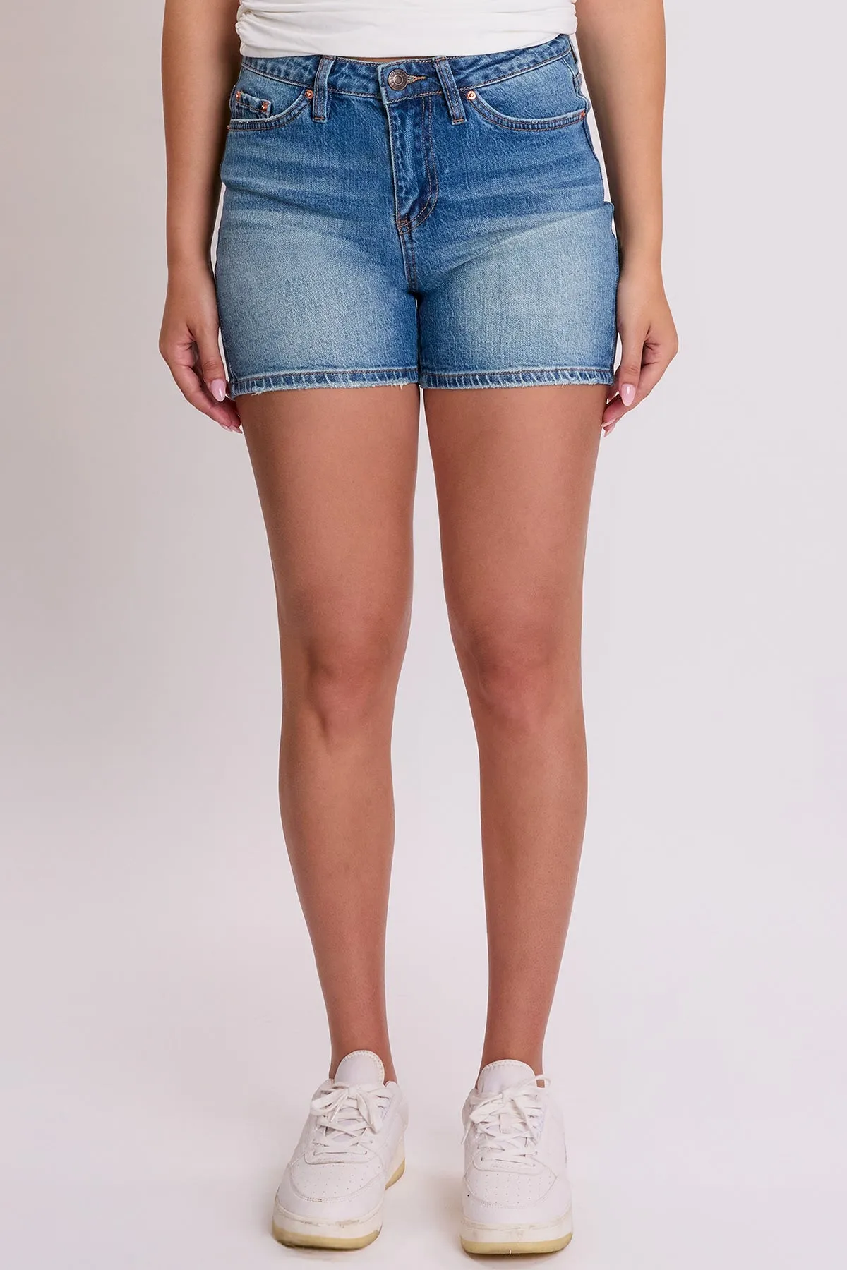Mid Rise Long Denim Shorts, Pack of 12