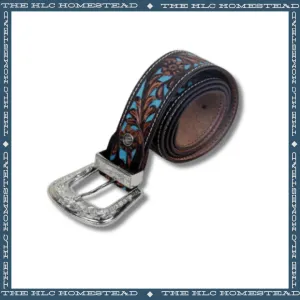 Midnight Turquoise Inlay Belt