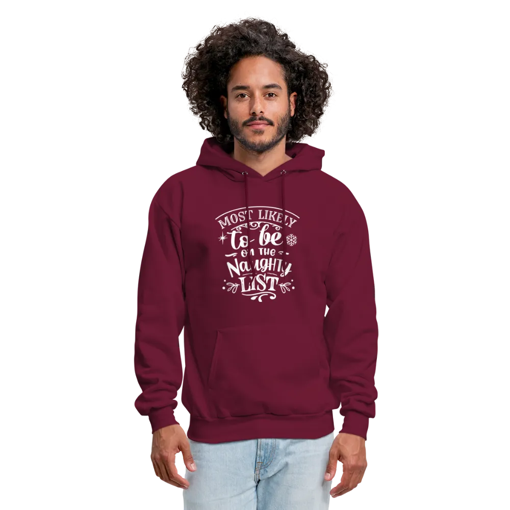 Most Likely to be on the Naughty List Men's Hoodie (CK-0001)