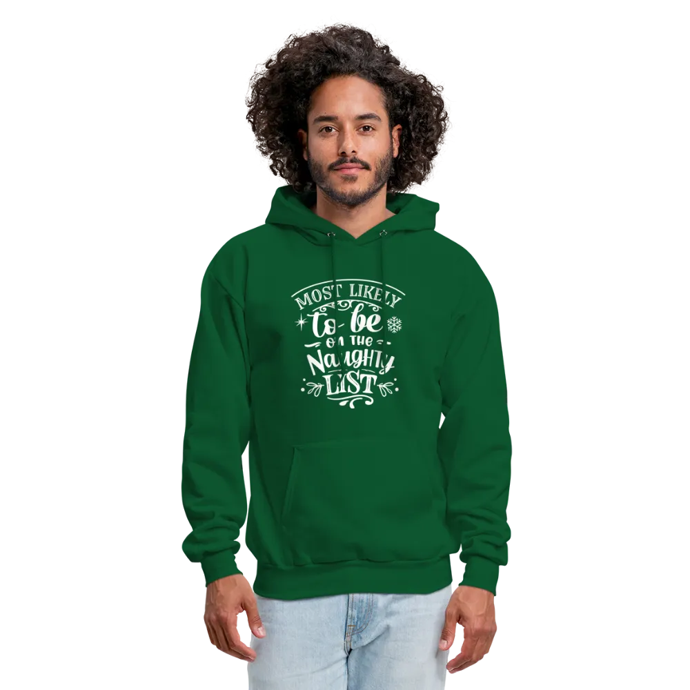 Most Likely to be on the Naughty List Men's Hoodie (CK-0001)