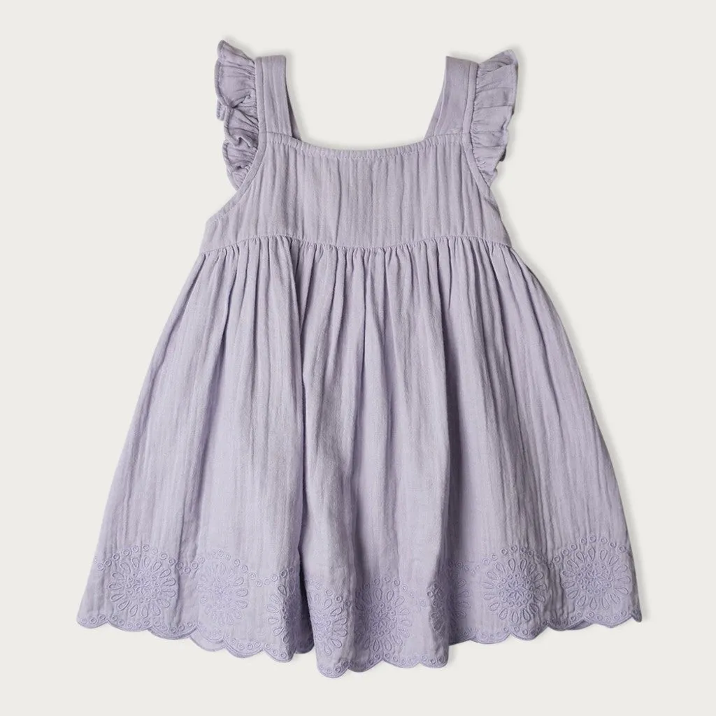 Muslin Charlotte Dress - Sleeveless - Mixed Berry