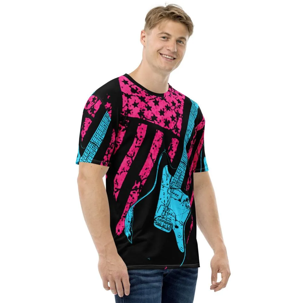 Neon Americana J All-Over Print T-Shirt