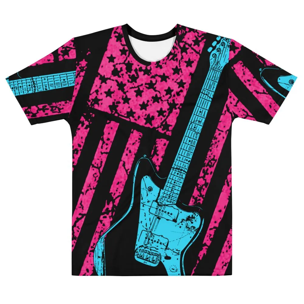 Neon Americana J All-Over Print T-Shirt