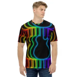 Neon Guitar Rainbow T-shirt