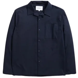 Norse Projects Carsten Solotex Twill Shirt Dark Navy