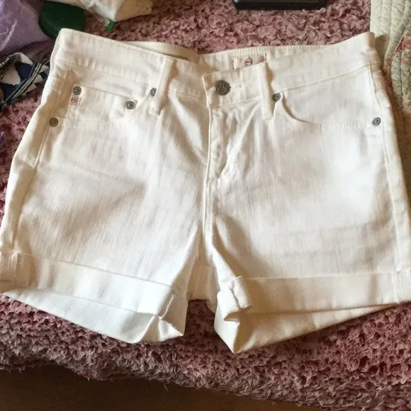 NWOT AG The Hailey Ex-Boyfriend Roll-Up Jean Shorts