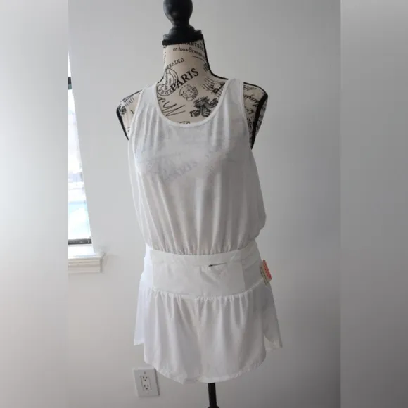 NWT Free People Movement White Romper Size S Athletic