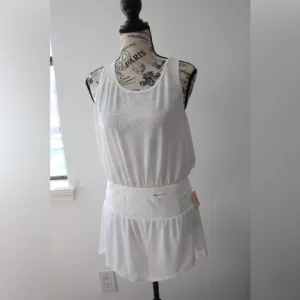 NWT Free People Movement White Romper Size S Athletic