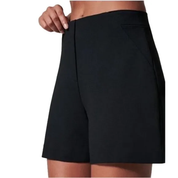 NWT Spanx the perfect A Line shorts black 1X