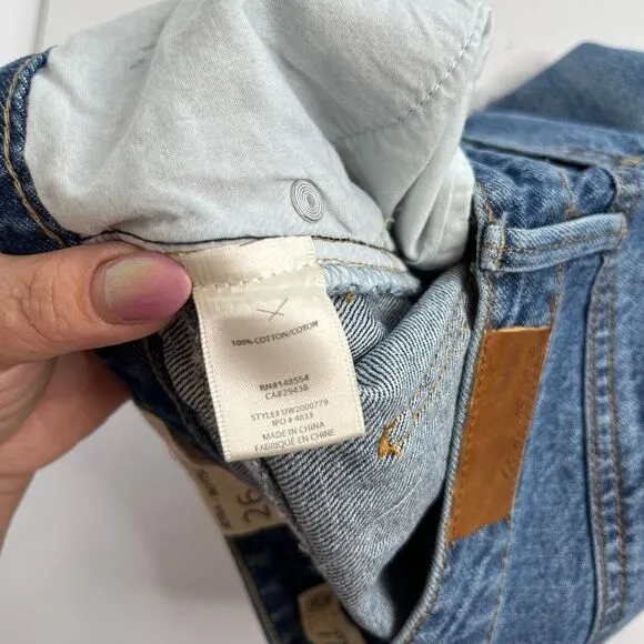 NWT Women’s Unpublished  Jessa-Boyish Denim Jean Short Size 26 #345