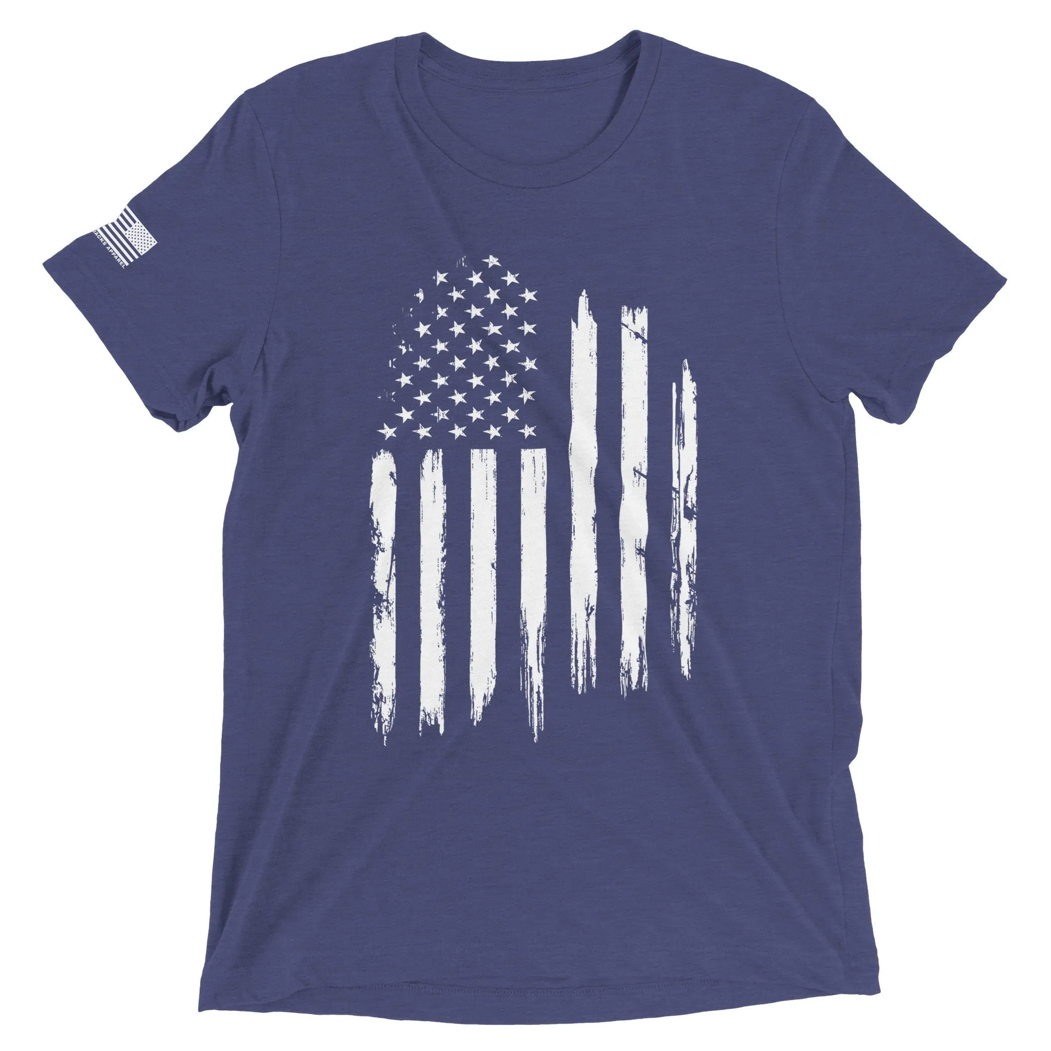 Old Glory White Flag T-shirt (Tri Blend)