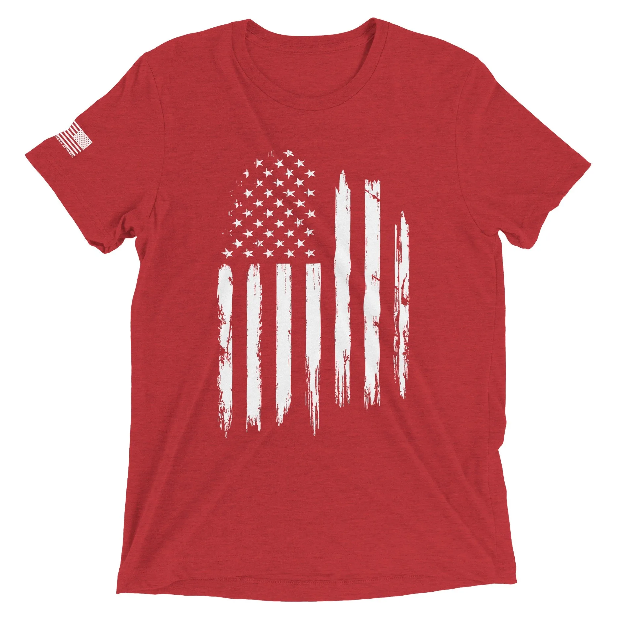 Old Glory White Flag T-shirt (Tri Blend)