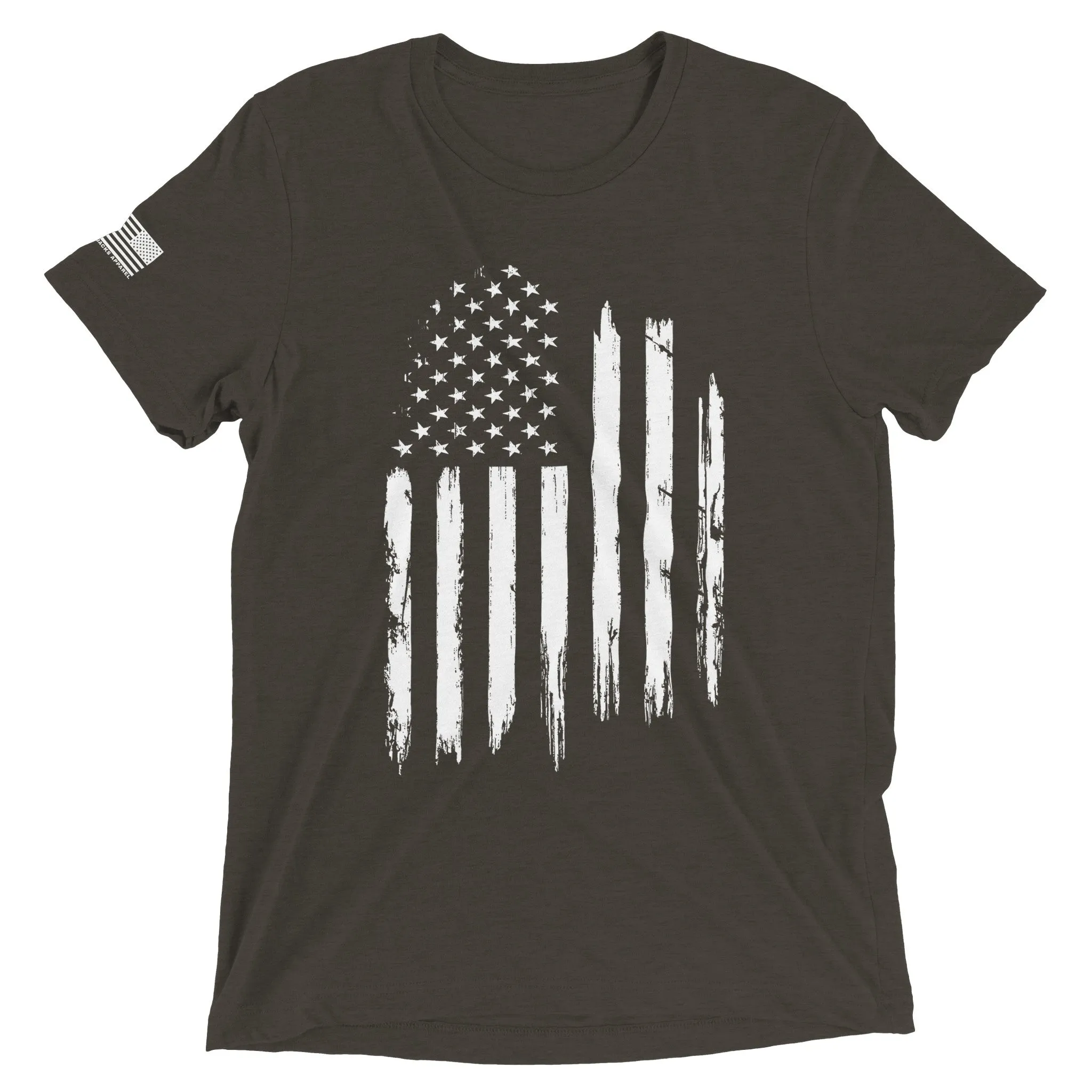 Old Glory White Flag T-shirt (Tri Blend)