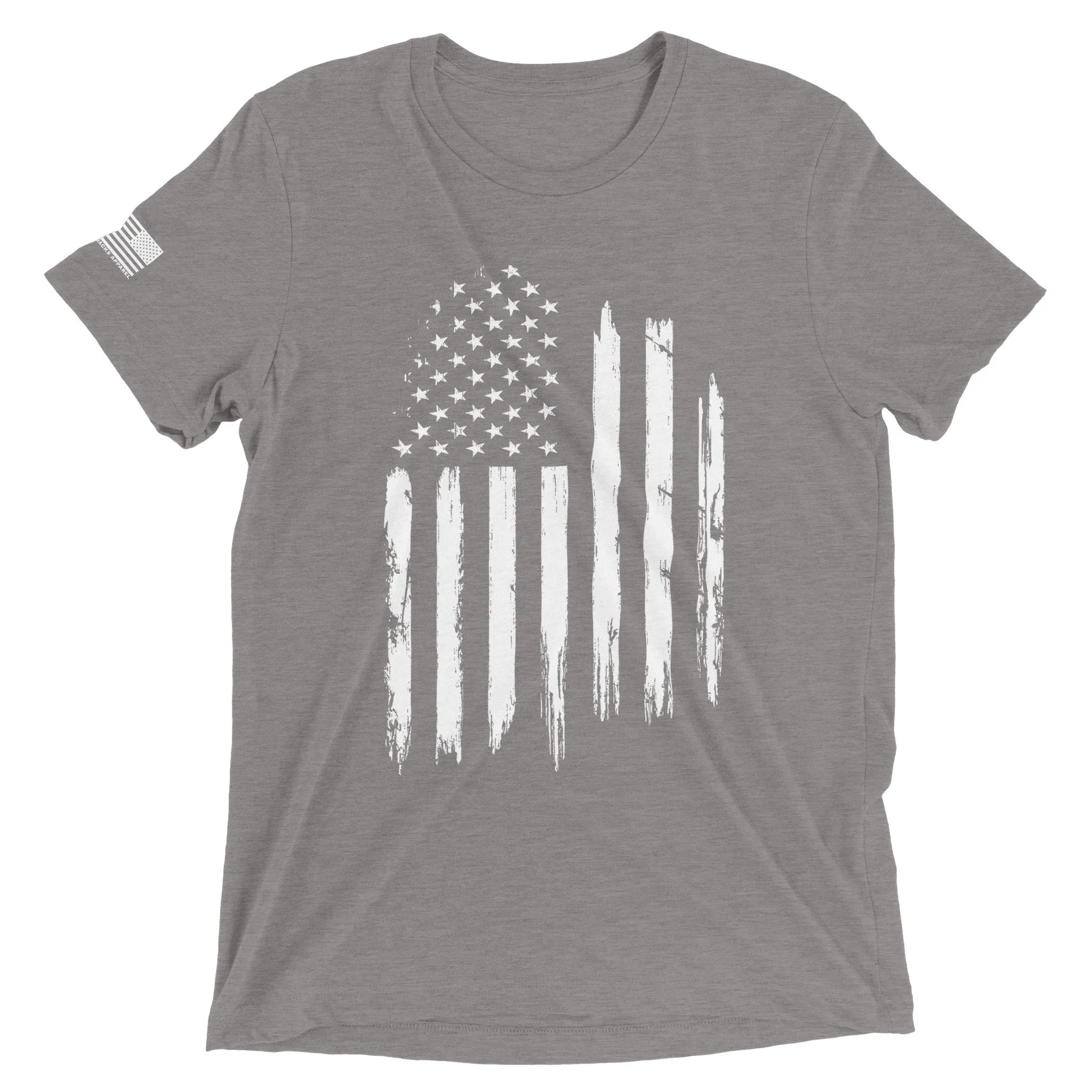 Old Glory White Flag T-shirt (Tri Blend)