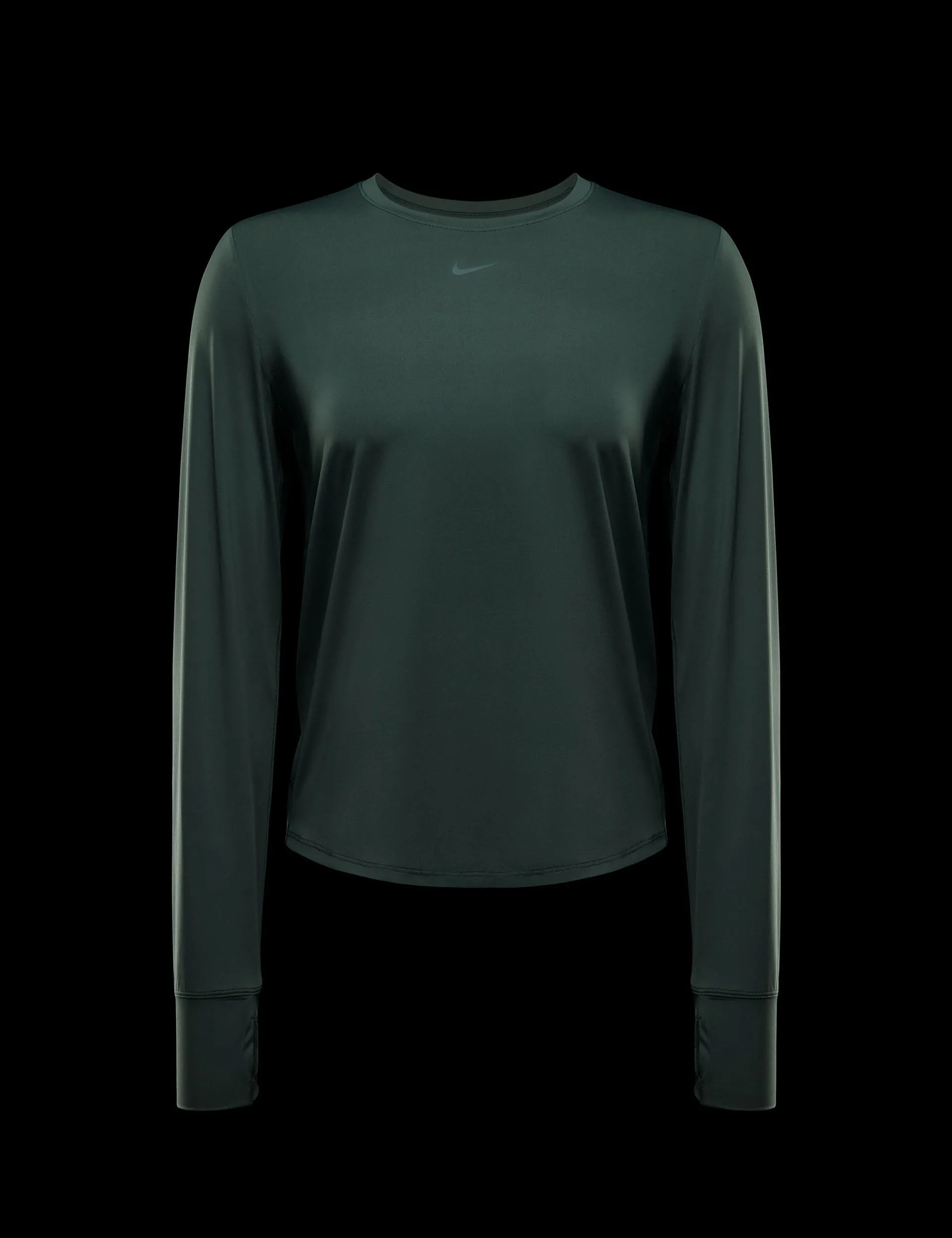 One Classic Dri-FIT Long-Sleeve Top - Vintage Green/Black