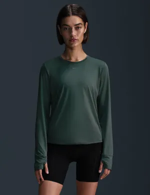 One Classic Dri-FIT Long-Sleeve Top - Vintage Green/Black