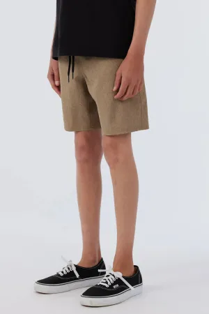 O'Neill Boys Reserve E-Waist 16" Hybrid Boardshorts - Dark Khaki