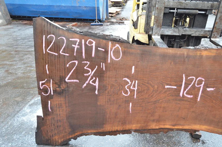 Oregon Black Walnut Slab 122719-10