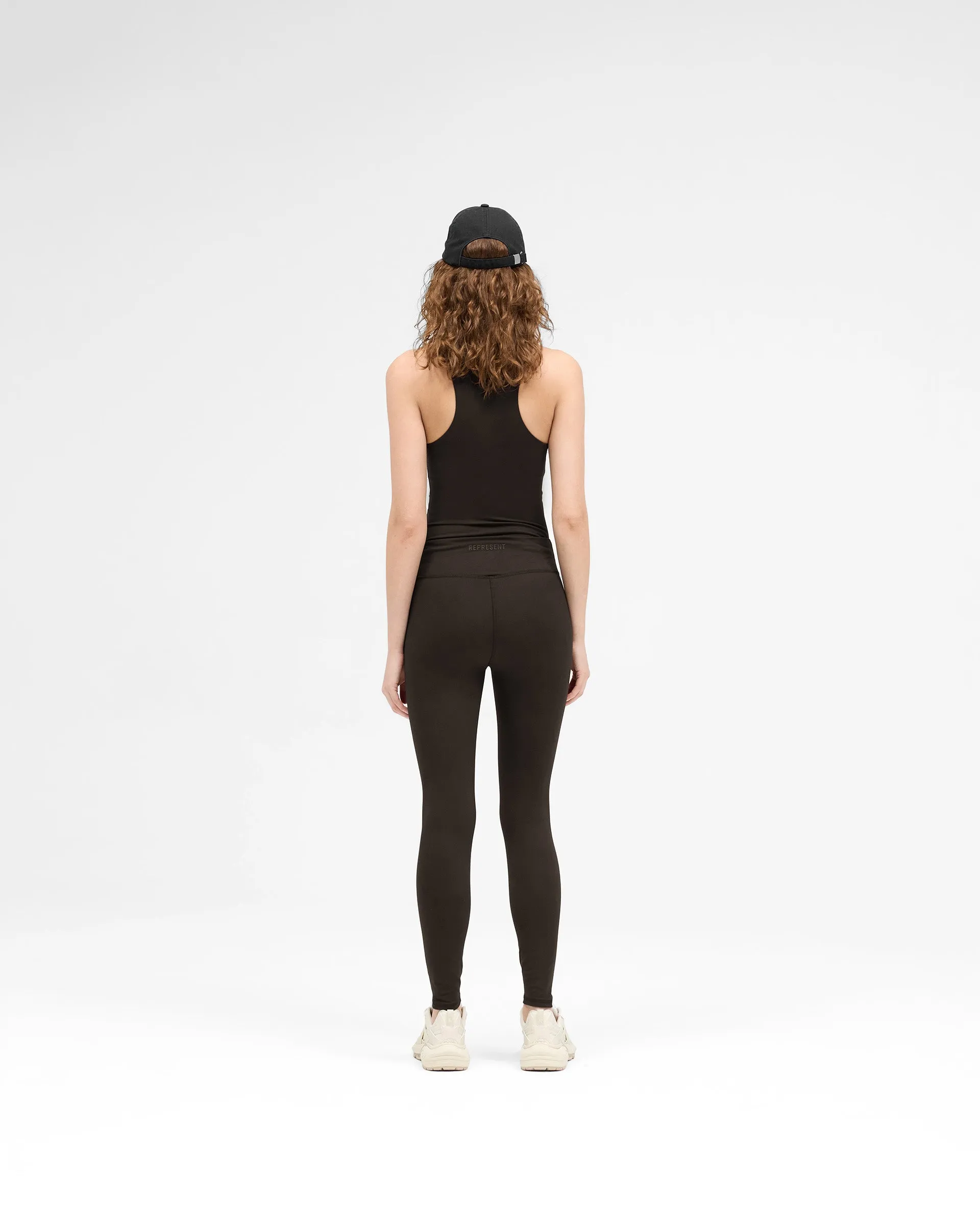 Owners Club V Neck Tank Top - Black Coffee