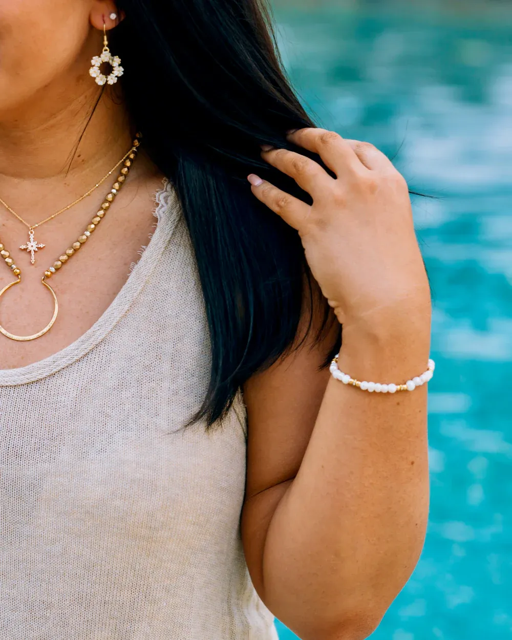 Oyster Stretch Bracelet