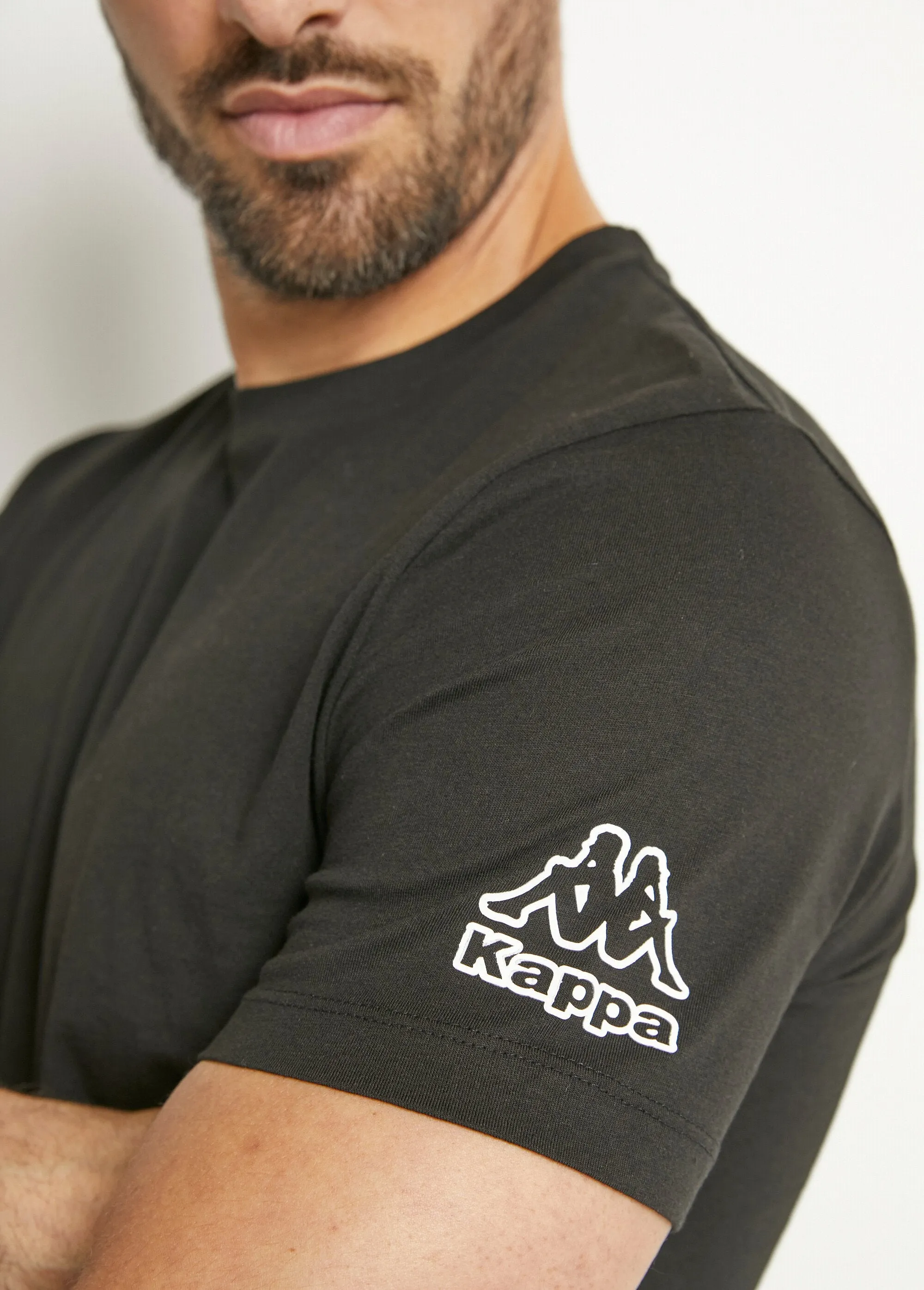Pack of 2 logo T-shirts with round neck