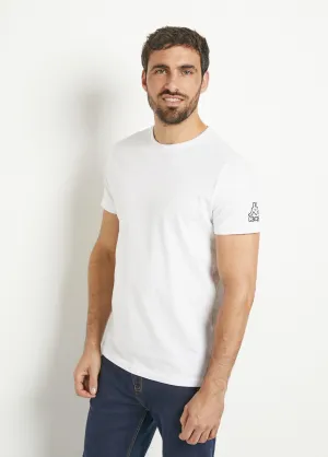 Pack of 2 logo T-shirts with round neck