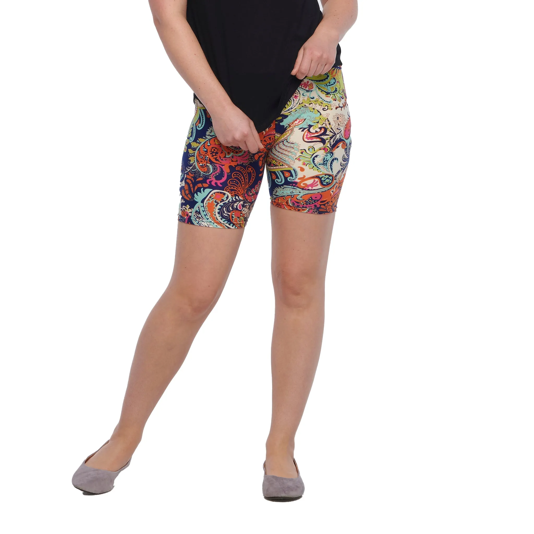 Paisley Party Super Soft Shorts