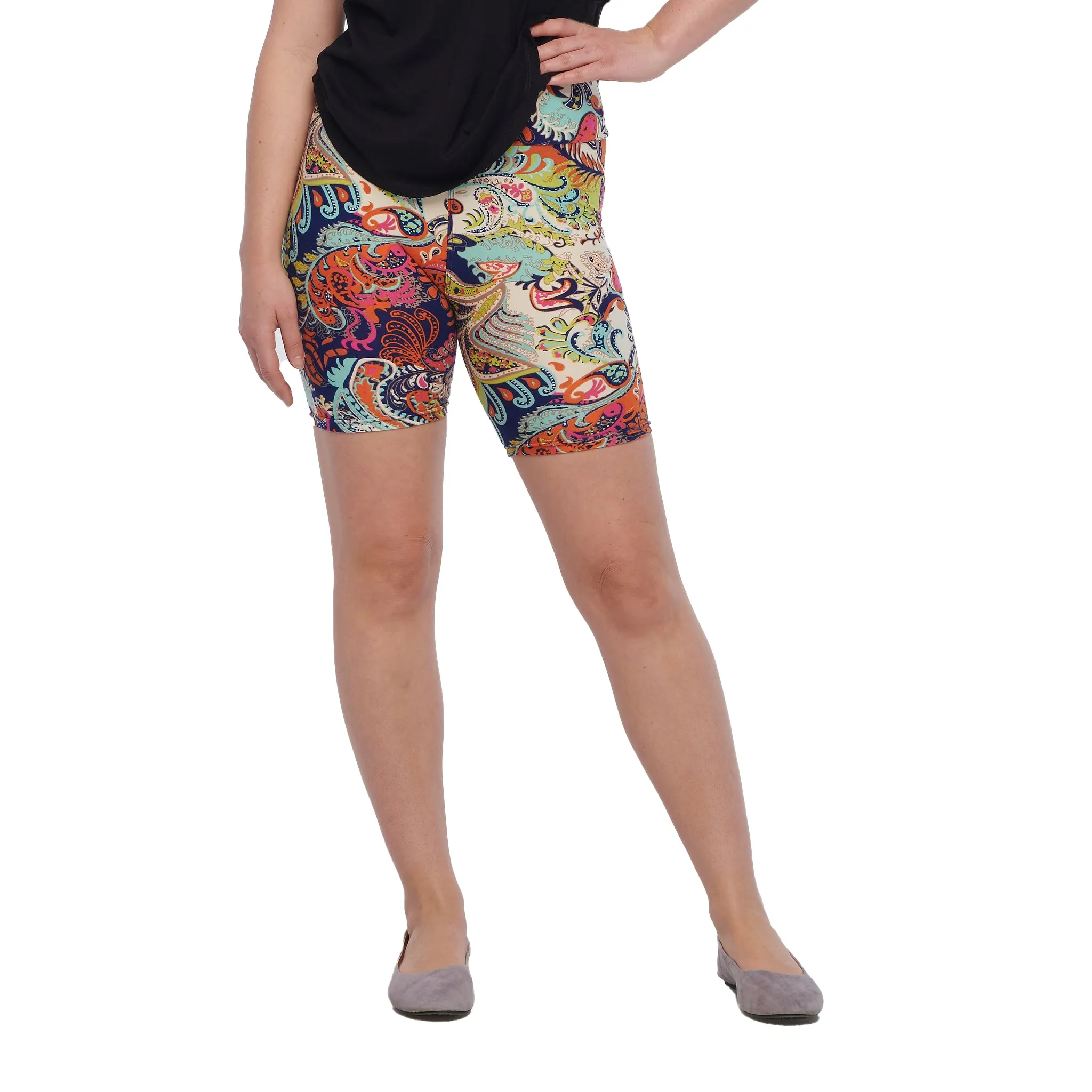Paisley Party Super Soft Shorts