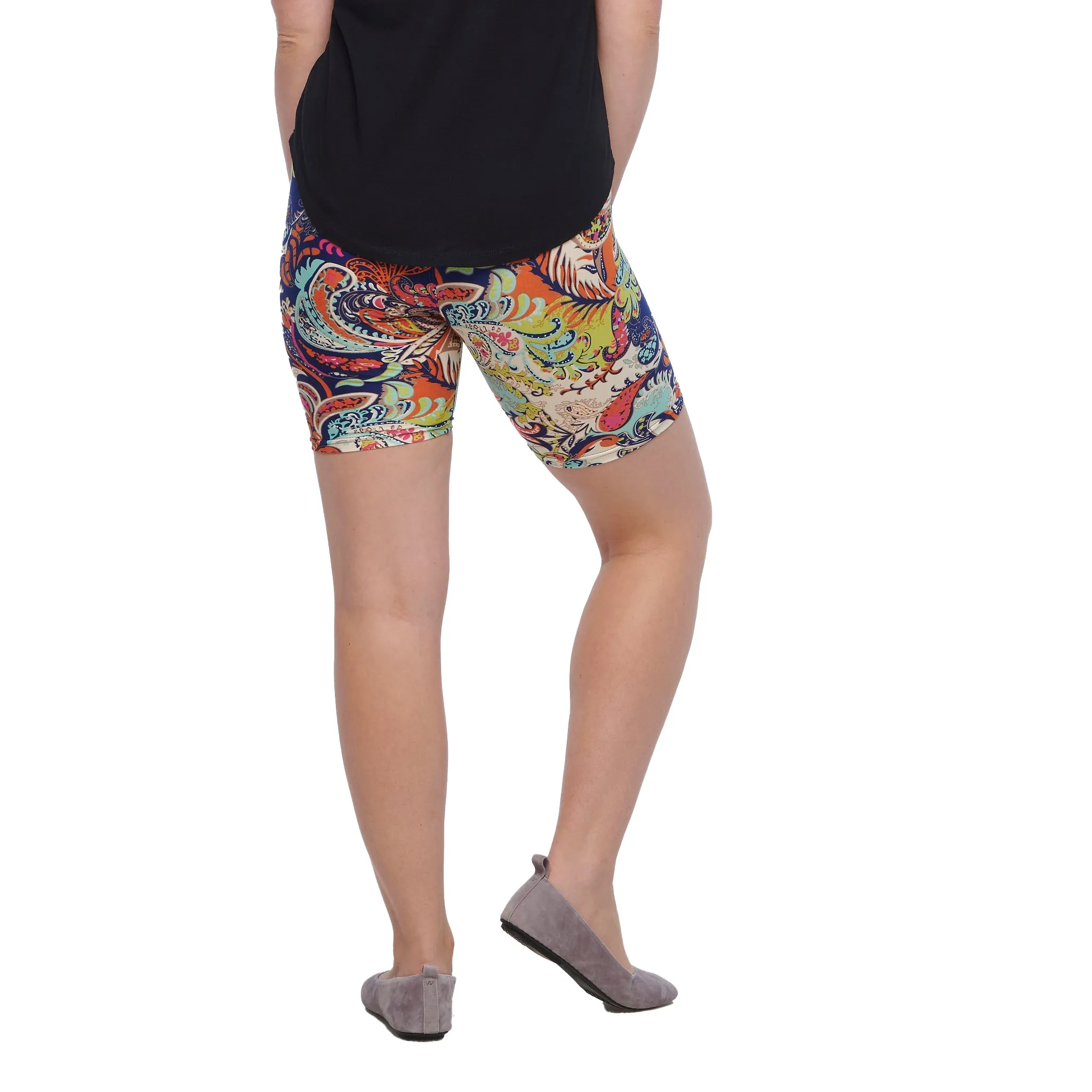 Paisley Party Super Soft Shorts