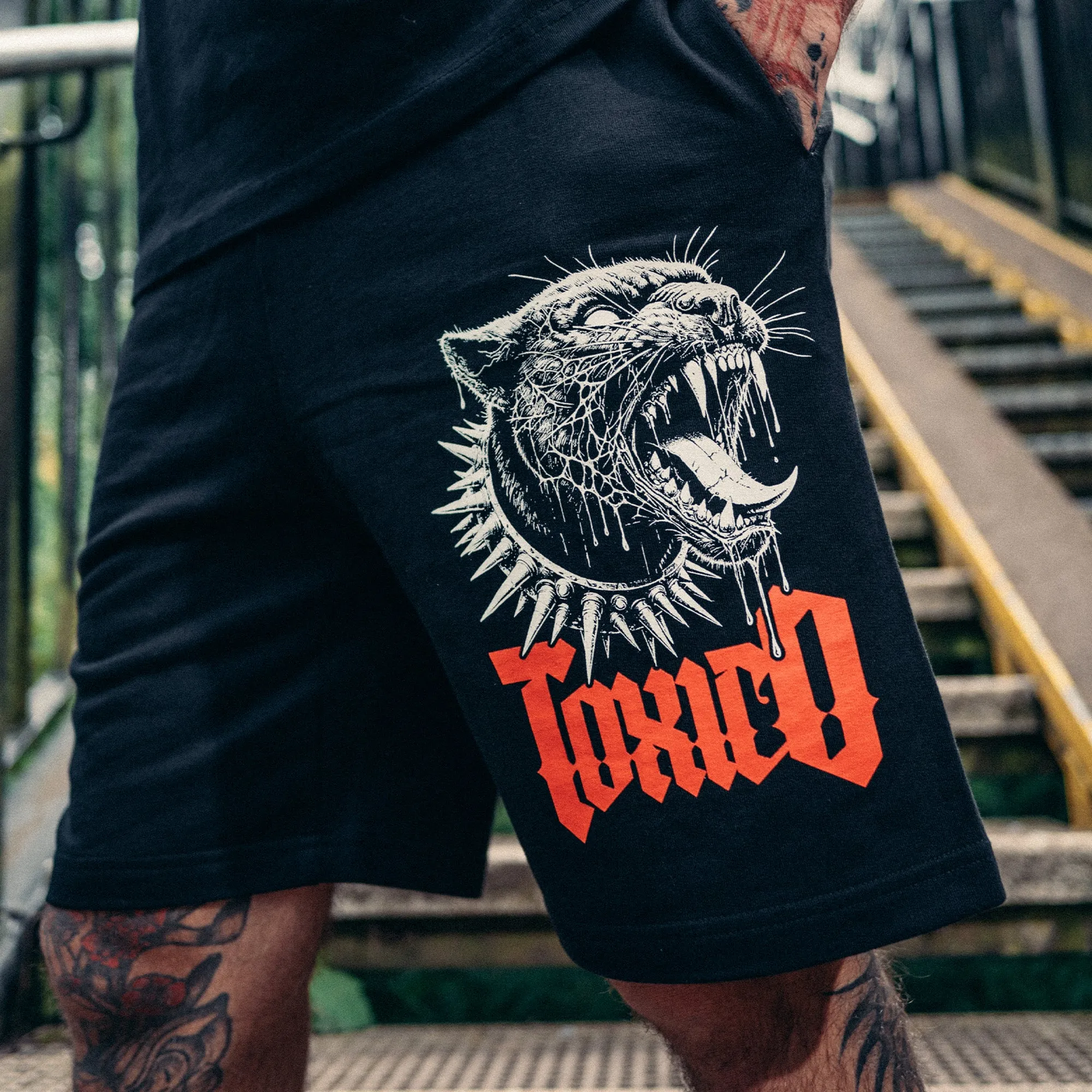 Panther Sweat Shorts