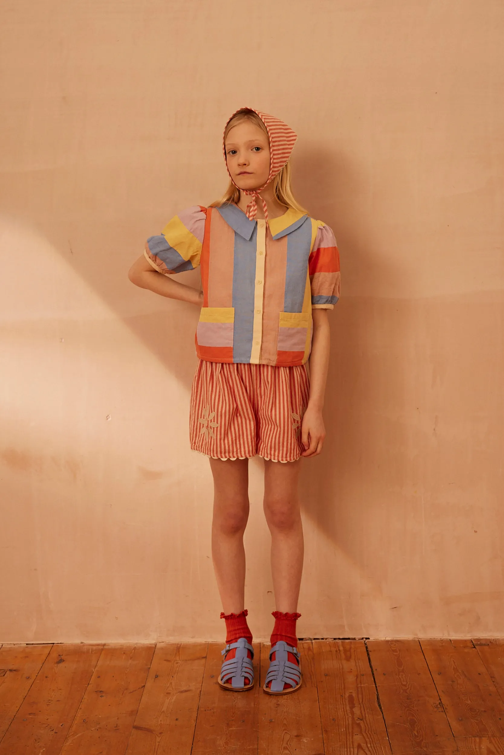 Patchwork Stripe Margarite Jacket - Multi (EXCLUSIVE)