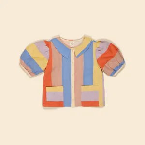 Patchwork Stripe Margarite Jacket - Multi (EXCLUSIVE)
