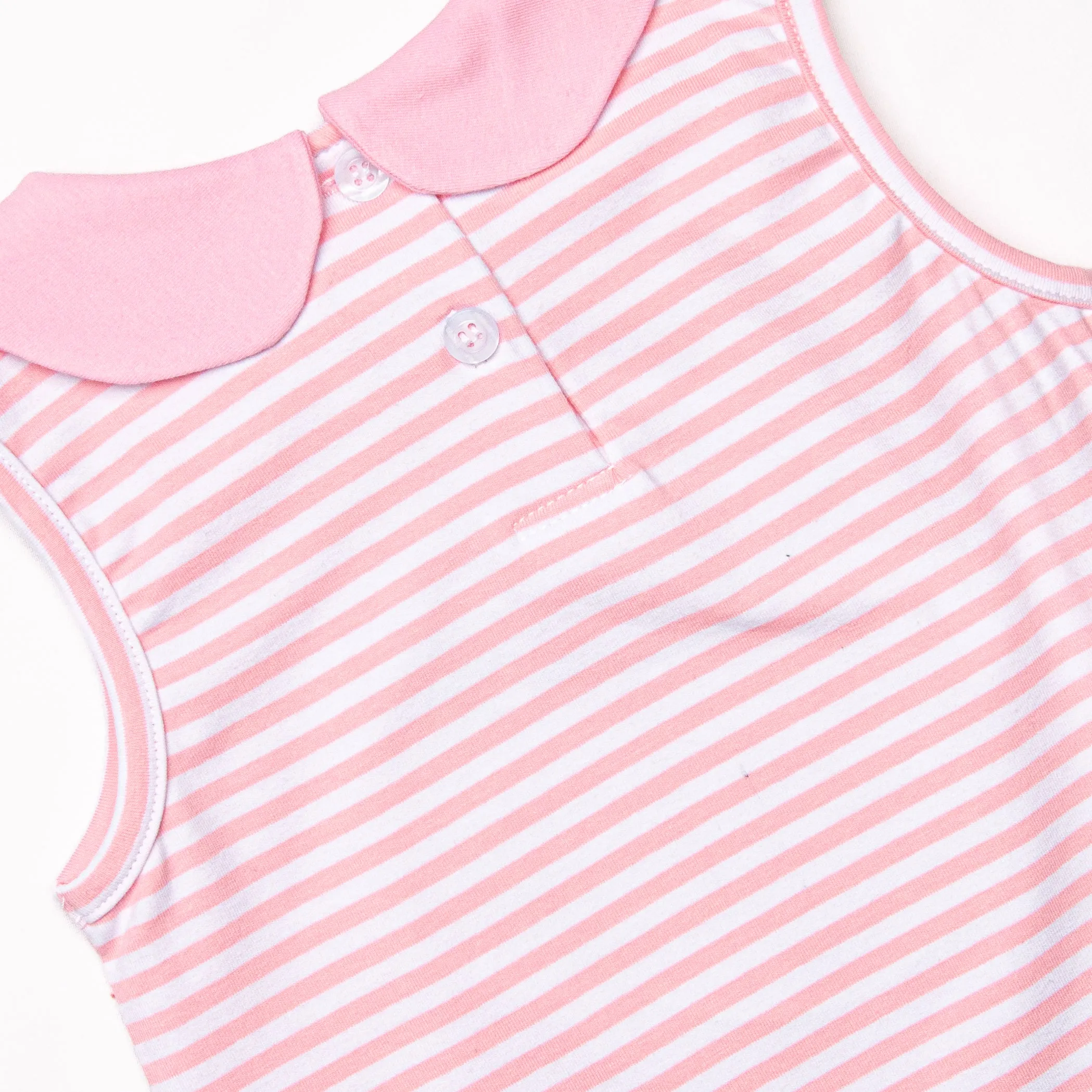 Pink Lady Lemon Applique Ruffle Short Set, Pink