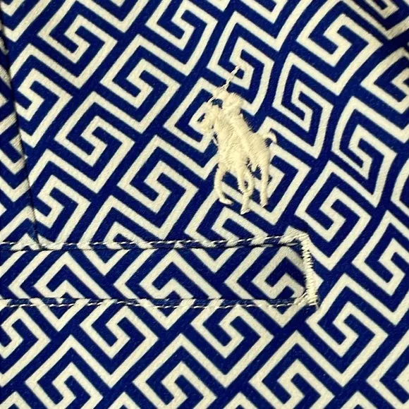 Polo Golf Ralph Lauren Printed Flounce Liberty Square Key 17” Golf Skort size XL