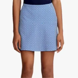 Polo Golf Ralph Lauren Printed Flounce Liberty Square Key 17” Golf Skort size XL