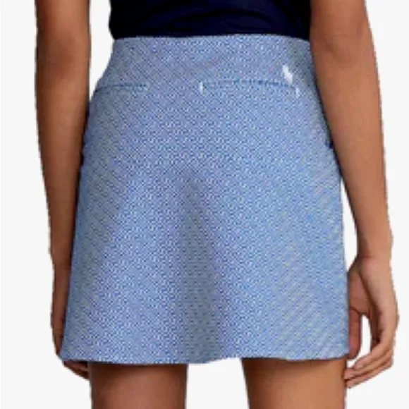 Polo Golf Ralph Lauren Printed Flounce Liberty Square Key 17” Golf Skort size XL
