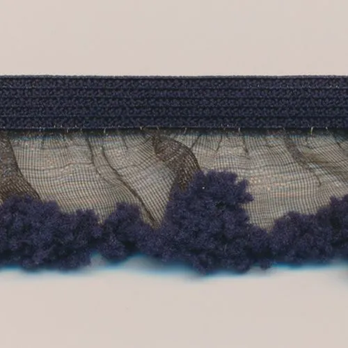 Poodle Frill Stretch #47 Night Blue