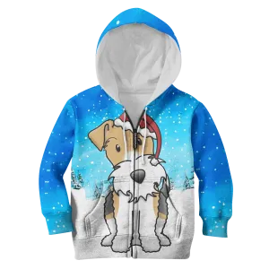 PUPPY DOG MERRY CHRISTMAS Kid Custom Cosplay Hoodies T-shirt Apparel