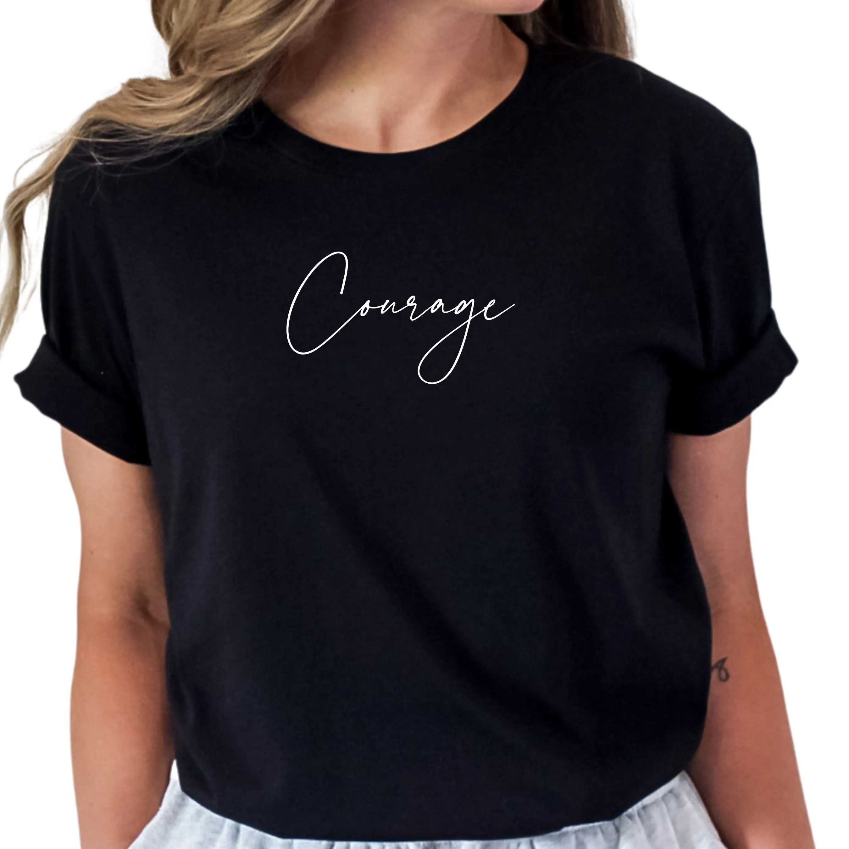 "Courage" Crewneck T-Shirt