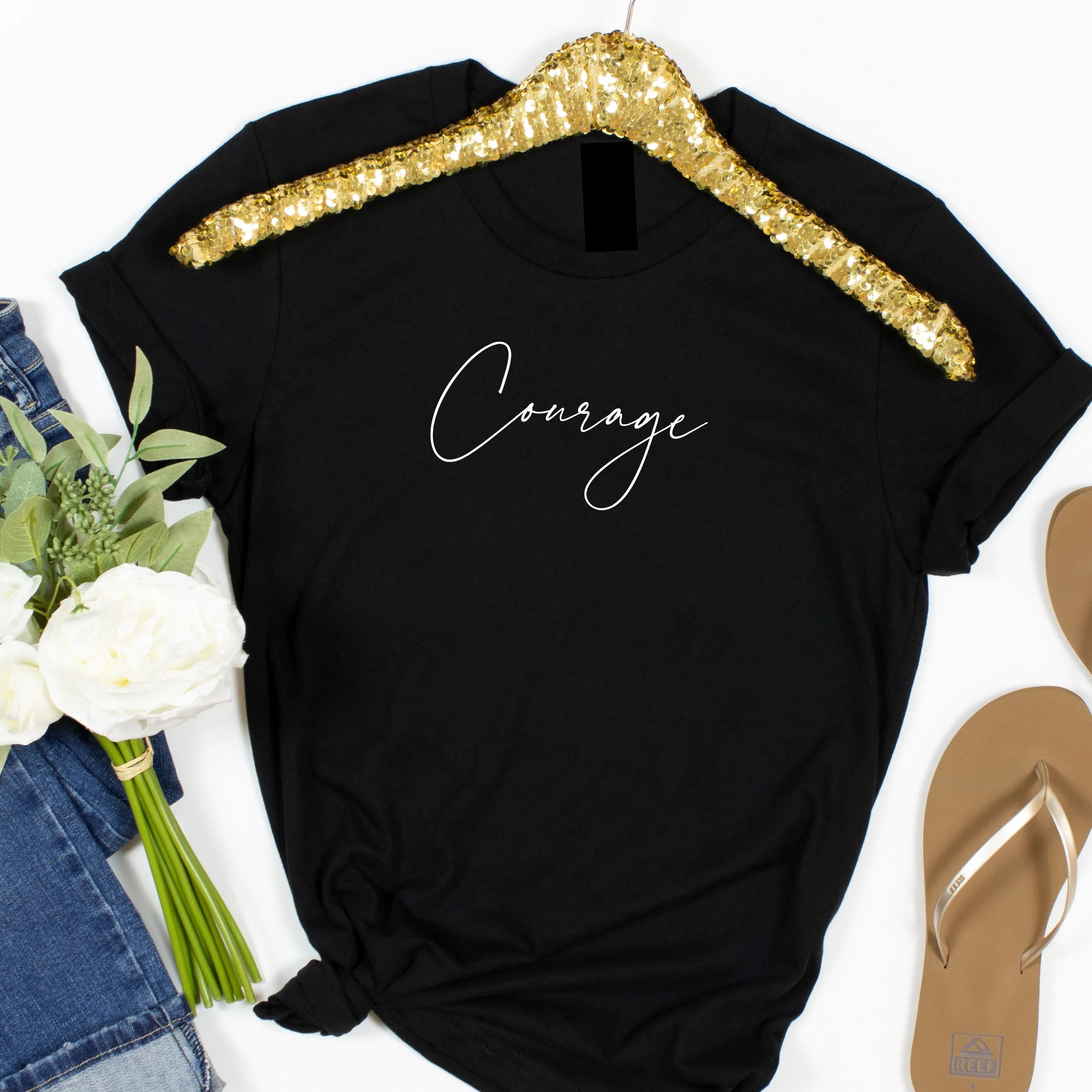"Courage" Crewneck T-Shirt