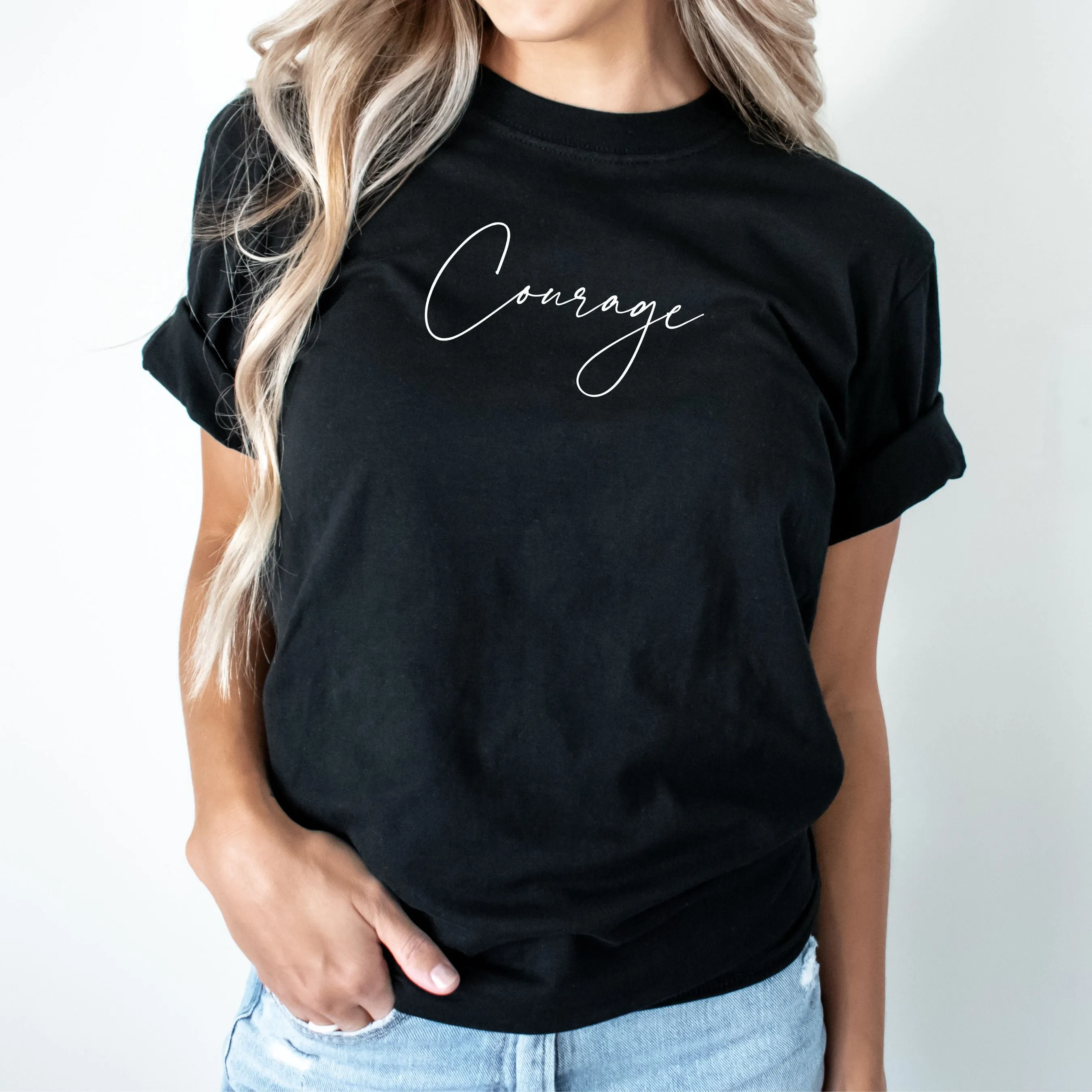 "Courage" Crewneck T-Shirt