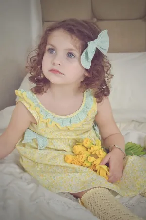"Zadie" Lemon Floral Dress