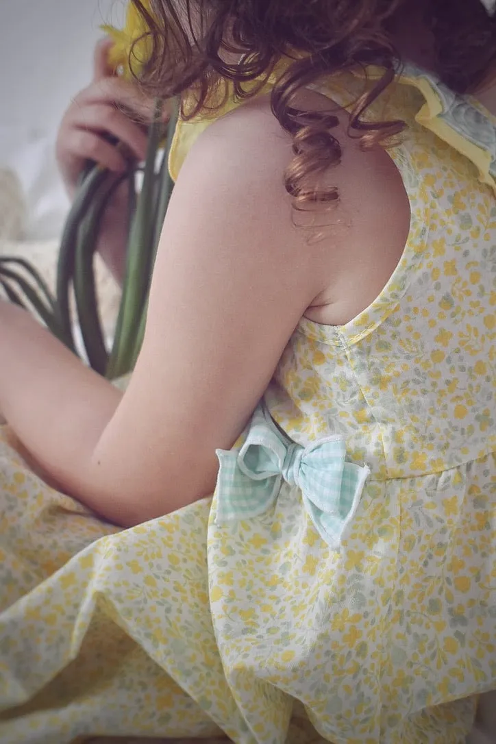 "Zadie" Lemon Floral Dress