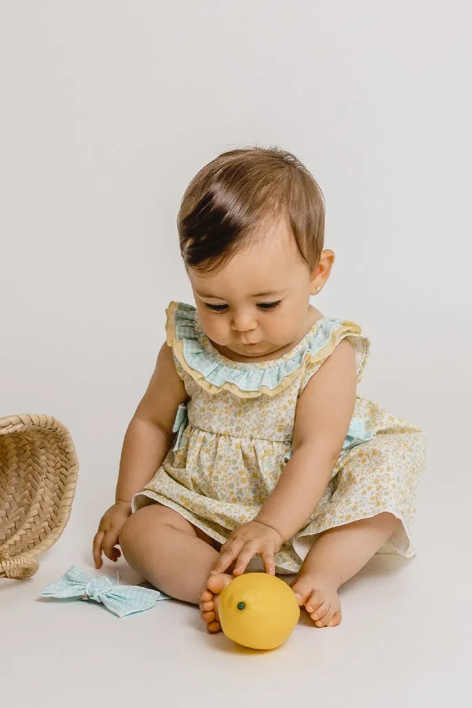 "Zadie" Lemon Floral Dress